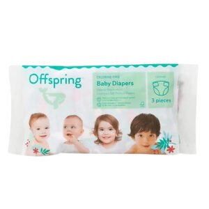 Підгузки Offspring, розмір S, 3-6 кг, 3 шт.