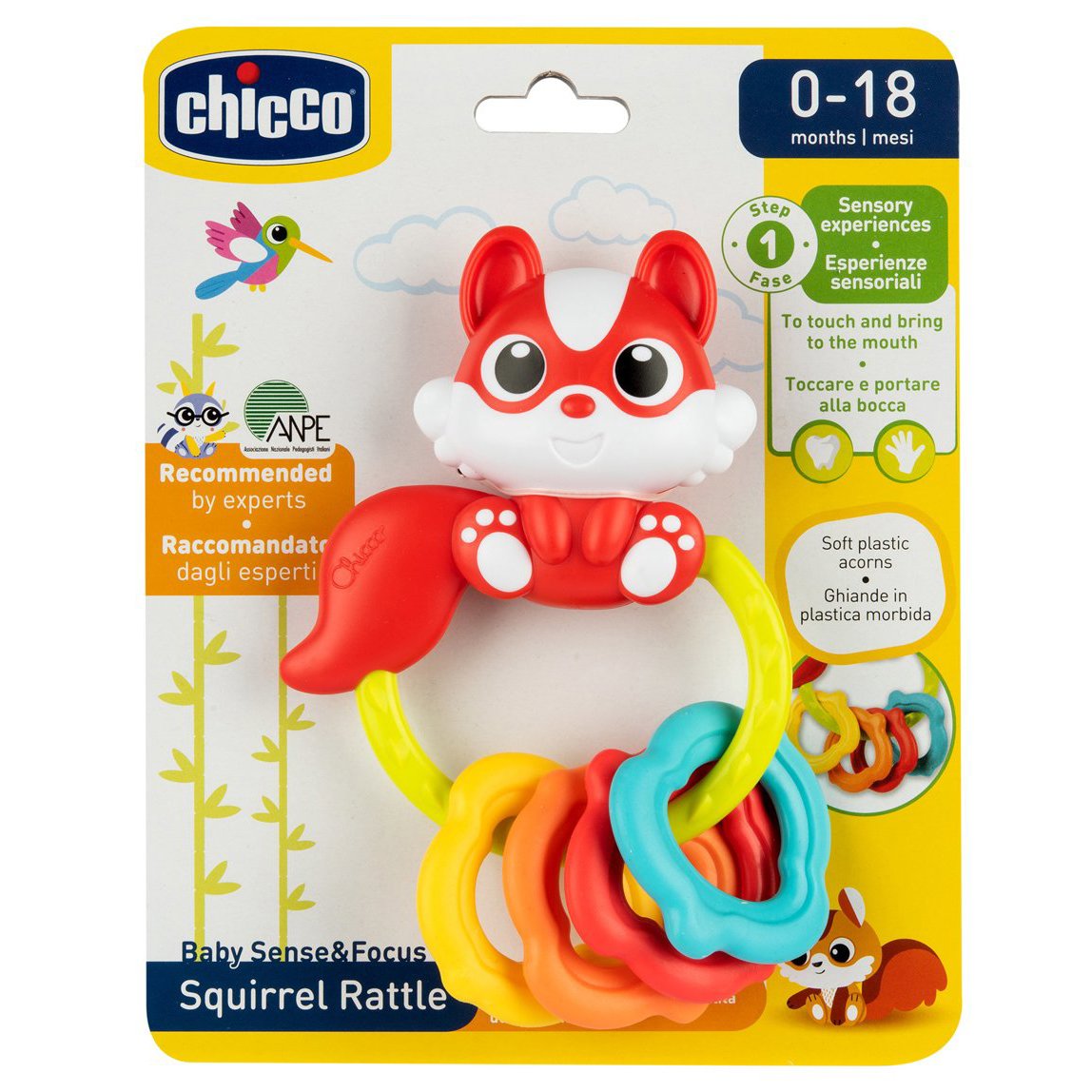 Брязкальце Chicco "Білка" - Зображення 4