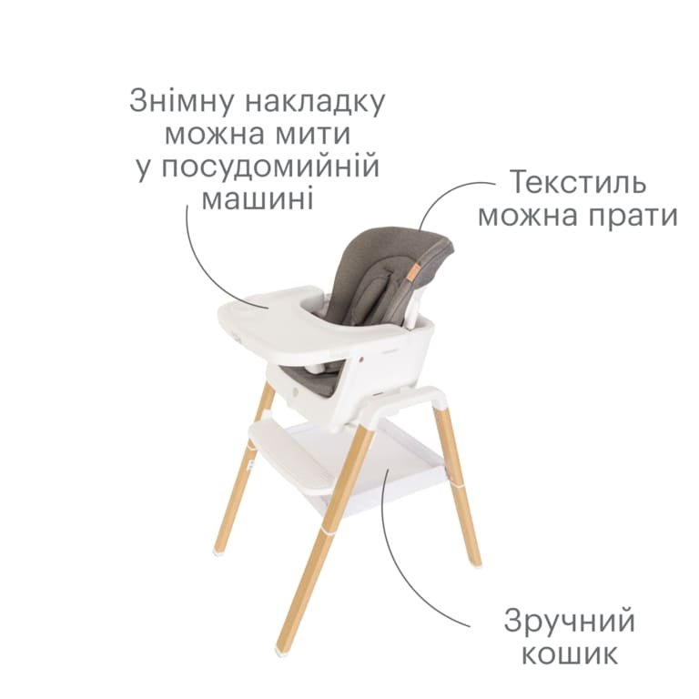 Стільчик для годування 7 в 1 Tutti Bambini Nova - Зображення 2