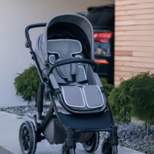Підкладка для коляски та автокрісла FreeON, grey - white