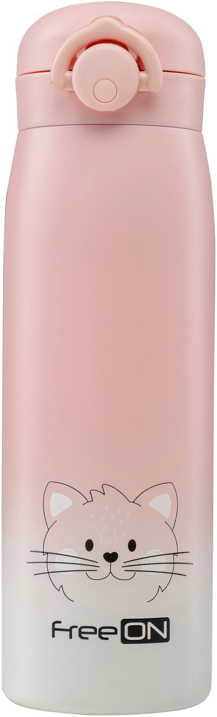 Термопляшка FreeON 480 мл, pink