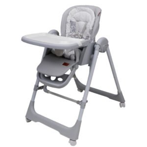 Стілець-гойдалка для годування дитини 2 в 1 VELANO Nomi, light grey