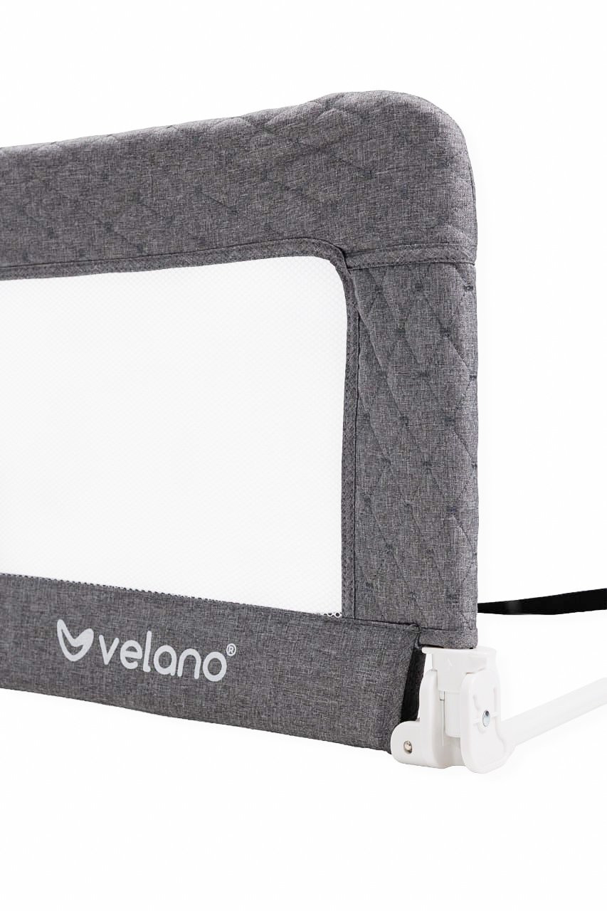 Захисний бортик для ліжка VELANO Wolli, grey - Зображення 5